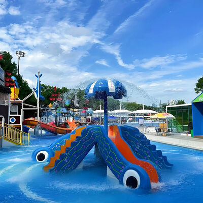 Ein guter Preis. Wasserspiel Skits Brunnen kommerzieller Wasserpark Kinderpool Glasfaser Metallkonstruktion Galvanisierter Stahl mit 1-Jahresgarantie Online