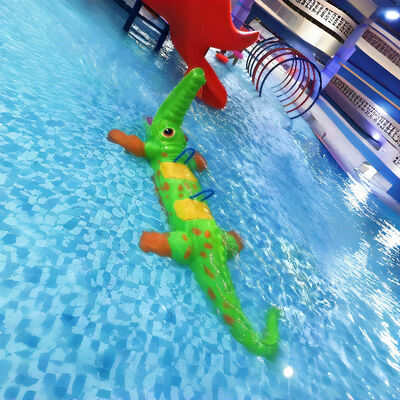 Ein guter Preis. Krokodil Wasserspielplatz Kommerzielles Spritzbecken Wasserpark Ausrüstung für Kinder Rutsche mit CE-Zertifikat Online