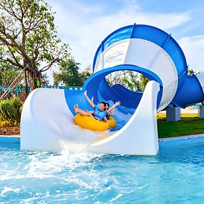 Qualität 2026 Bestseller Mini Kleiner Tornado Glasfaser Wasserrutschen Kommerziell Für Aquapark Farbe Custom Fabrik