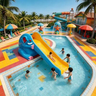 Ein guter Preis. Elefanten-Thema Kinder Wasserspielgeräte für Kinder Wasserpark Splash Pad Und Schwimmbad Online