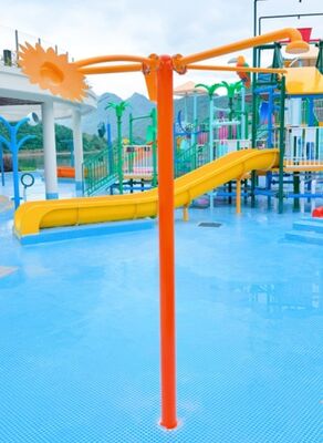 Qualität Edelstahl-Sonnenblumen-Wasserspray Eigenschaft Unregelmäßige Form Für Wasserpark Splash Pad Und Kinderpool Fabrik