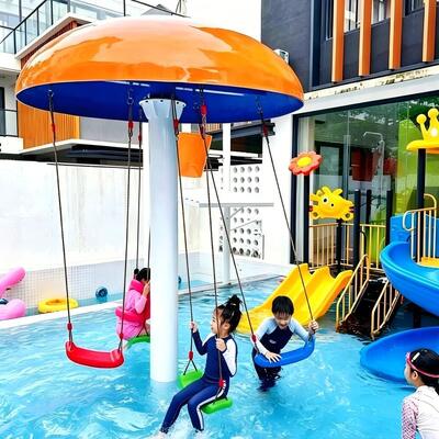 Ein guter Preis. Interaktive Wasserspielgeräte Glasfaser Galvanisiertes Stahl Pilz Splash Pad Für kommerziellen Wasserpark Kinderpool Online
