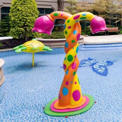 Ein guter Preis. Glasfaser-Wasser-Splash Pad Feature für Kinder Schwimmbad Wasserpark Themenort Hotel Online