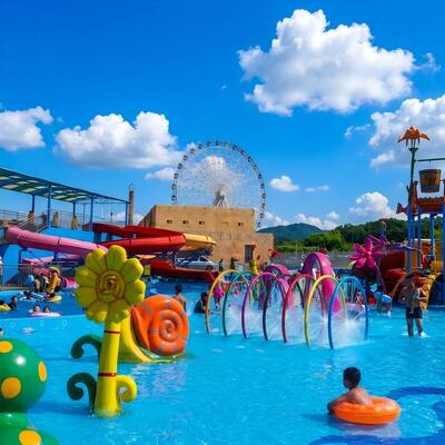 Ein guter Preis. Interaktive Blumen-Apple-Haus-Regenbogen-Spritzpad-Ausrüstung für Kinderbecken-Wasserpark mit CE-Zertifikat Online