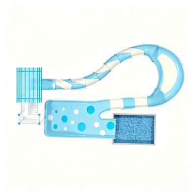 Ein guter Preis. Große neue Modell standardisierte Glasfaser Wasserrutsche für kommerzielle Outdoor-Aqua-Themenpark Online