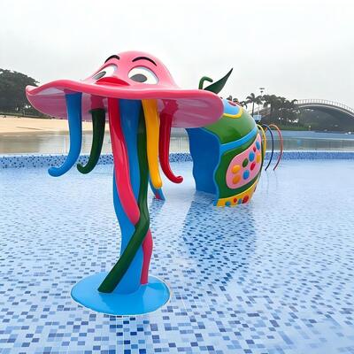Tiere und Pflanzen Wasserpark Splash Pad Verwendung für Wasserrutschen Themenpark Kinderbad