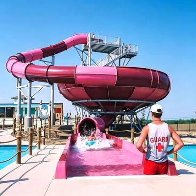 Ein guter Preis. Space-Bowl-Freizeitpark-Wasserrutsche für Schwimmbäder, maßgefertigtes GFK, 6–10 mm Dicke, Hersteller Online