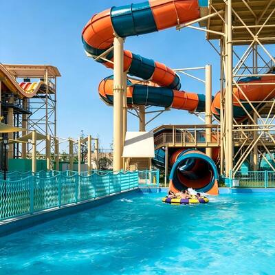 Kommerzielle Glasfaser-Spiral-Wasserrutsche für den Wasserpark Themenpark Resort mit CE