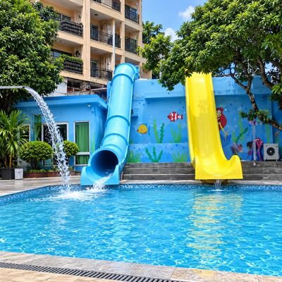 Ein guter Preis. Wasserrutsche für Freibad, Rodel, Fass, Glasfaser, Vergnügungspark mit CE online