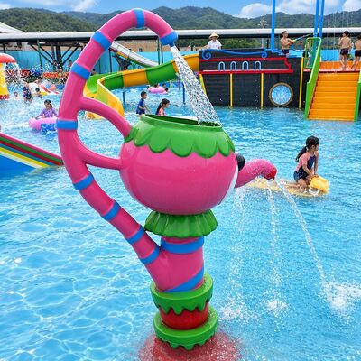 Ein guter Preis. Tierpark-Tier-Wassersprühfunktion mit interaktiven Düsen für Planschbecken aus Glasfaser nach Maß online