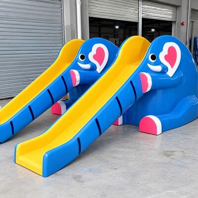 Qualität Glasfaser-Tier-Wasserrutschen-Schwimmbäder für Kinder mit Einzel- oder W-Spuren ROHS Fabrik