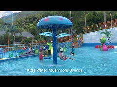 Aquapark-Ausrüstung Kinder-Pool-Spiele Glasfaser-Wasserpilz-Schaukel-Set, Wasser-Spritzpad