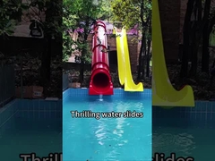 Kinder Schwimmbad Fahrten, Wasserspielgeräte Glasfaserslide, Glasfaserslide