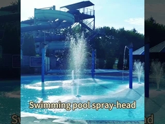 Edelstahl und Messing Arch Jet Tunnel, Schwimmbad Spielgeräte