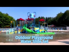 Kinderreden großes Wasserrutsche-Piraten-Schiff im Freien AntiuVstatisches an